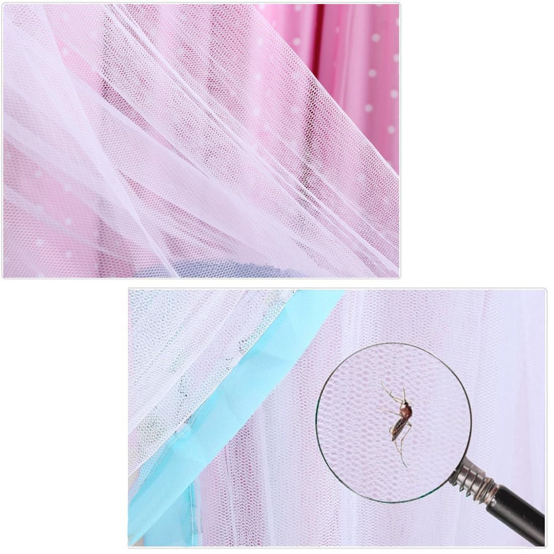 Peninsula Love netting with opening entry allows quick baby access