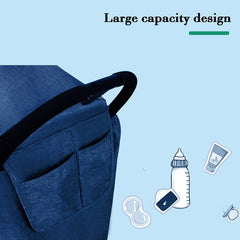 Peninsula Love stroller cover transparent window lets baby see outside.