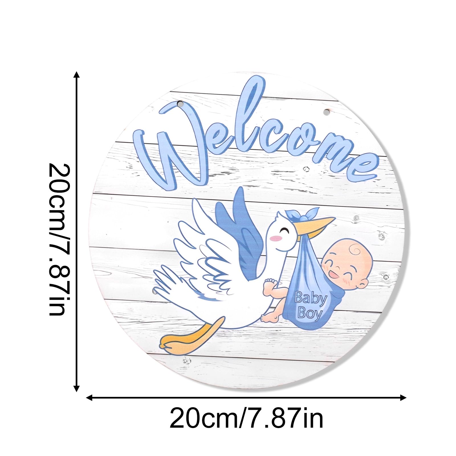 Penitue baby welcome sign nursery wall art creates a cozy newborn atmosphere