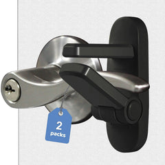 PENMAMA childproof door lever lock 2-pack product shot emphasizing safety