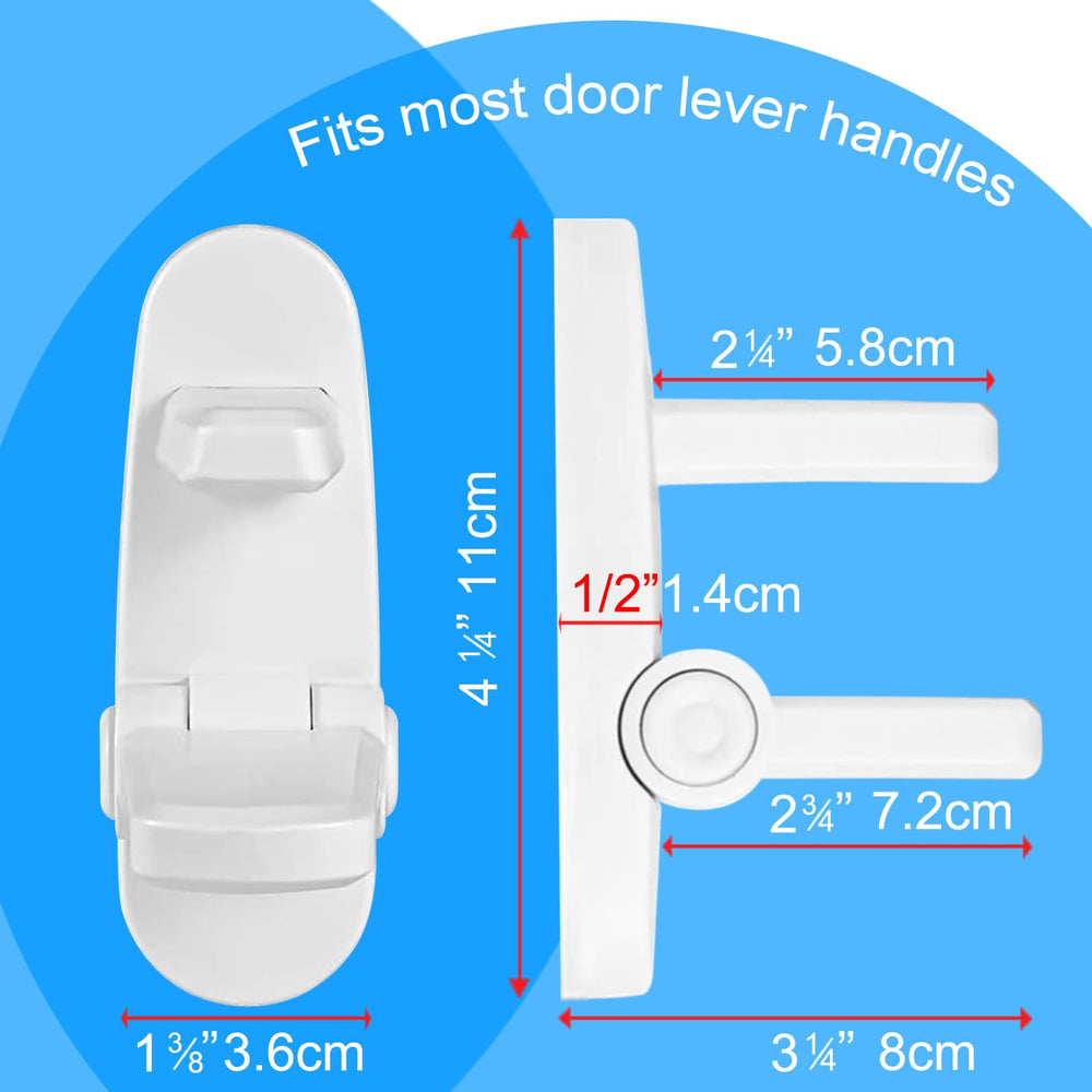 PENMAMA door lever lock adhesive 3M application close-up
