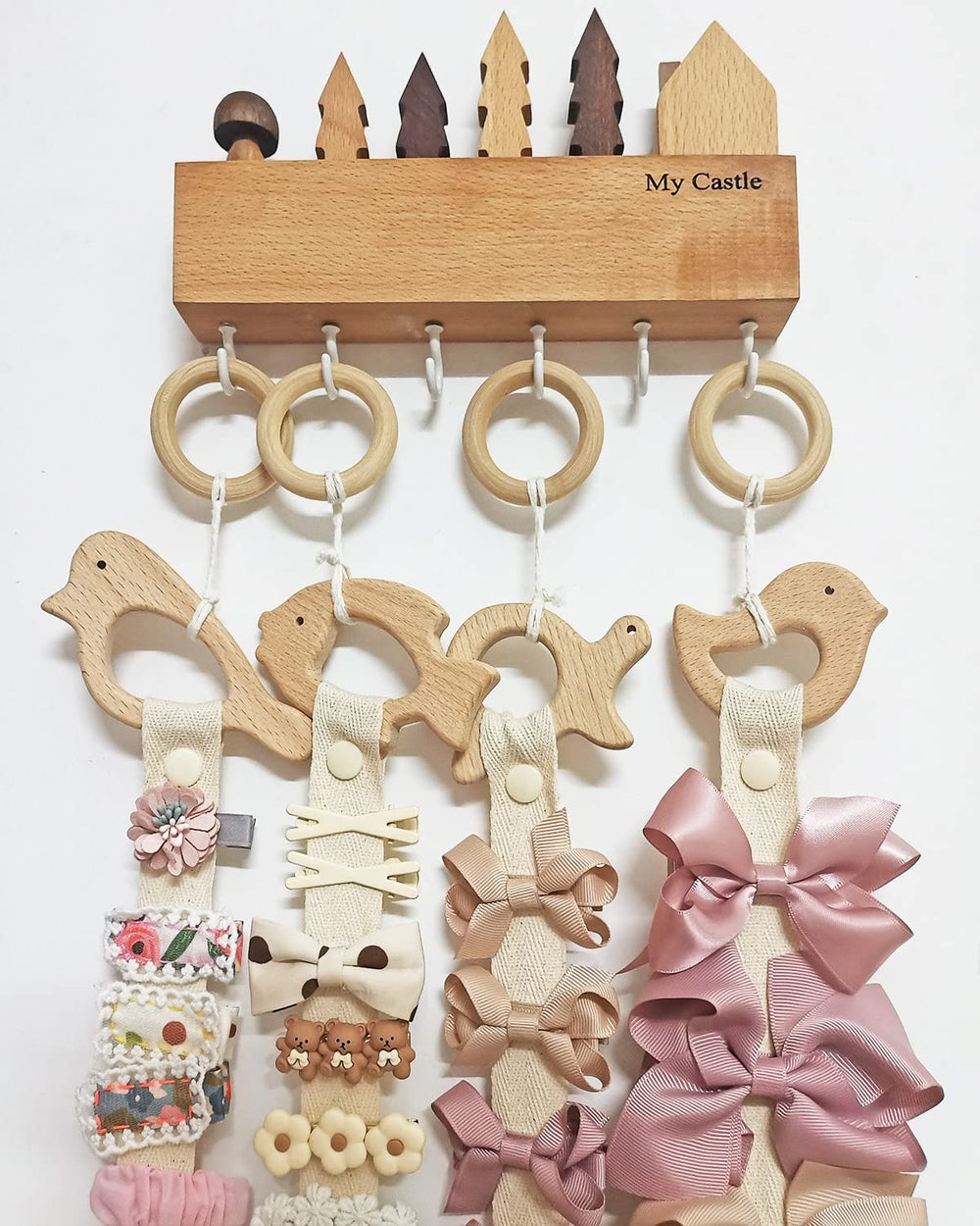 Penta Angel standing fox teething ring, kid-friendly shape encourages grasping and interactivity