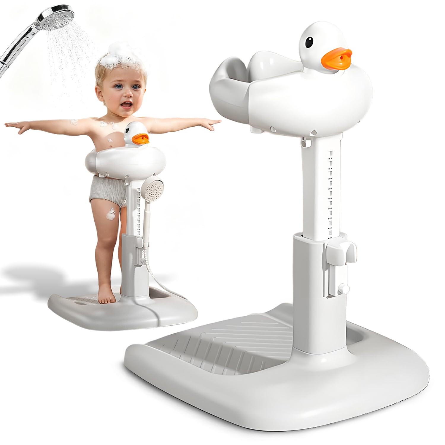 Pentasmile baby shower stand assembled for quick setup and growth with toddlers.