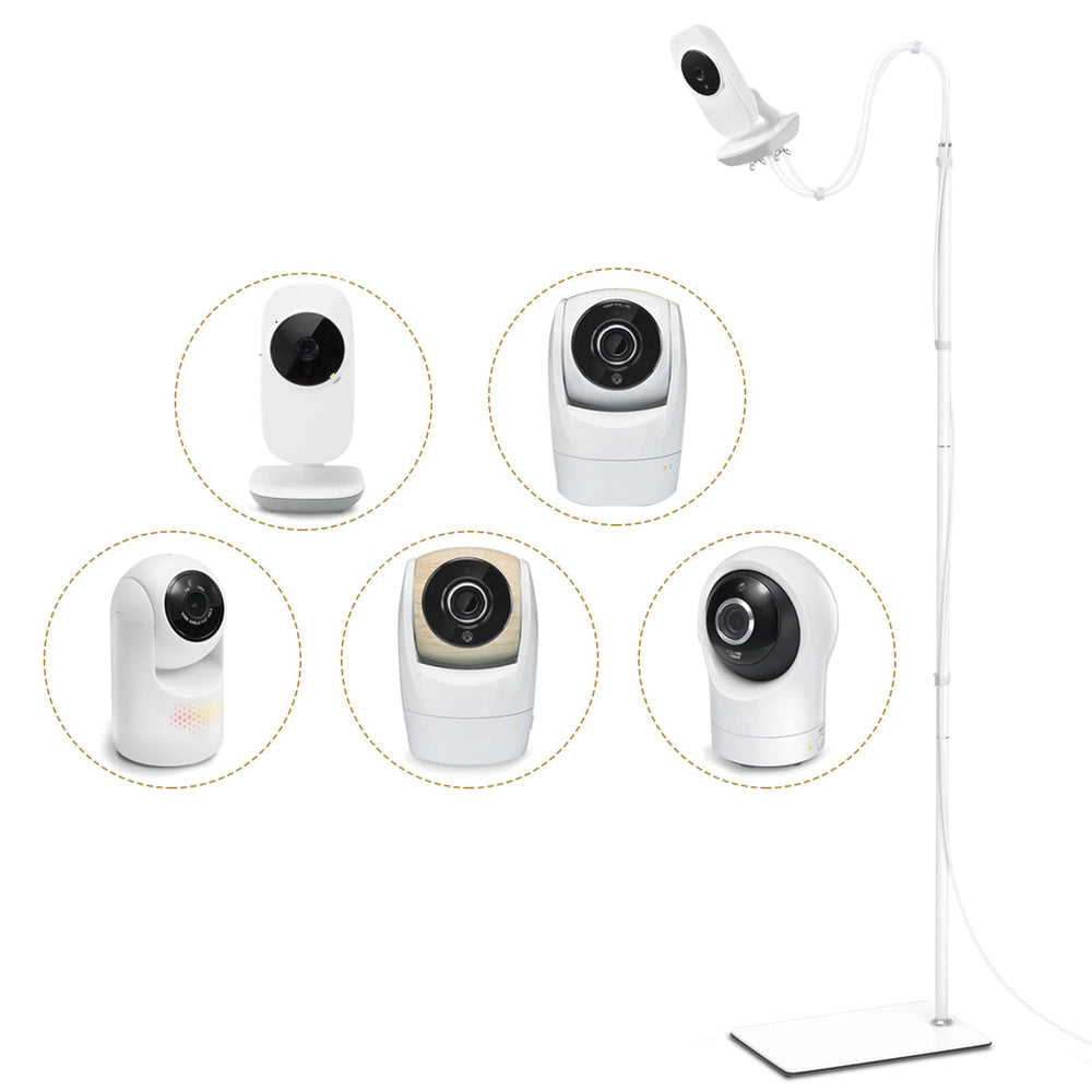 Peozenithus baby monitor floor stand base offers stable, wobble-free viewing.