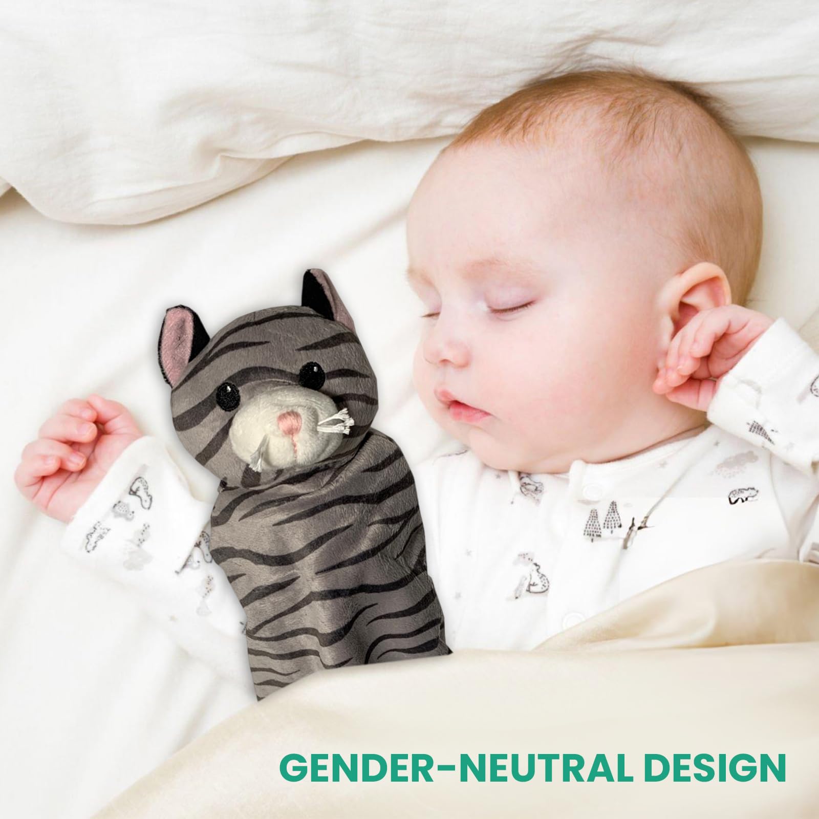 Pepe n Tito Kitty Cat Plush Lovey gift-ready packaging boosts baby shower gifting.