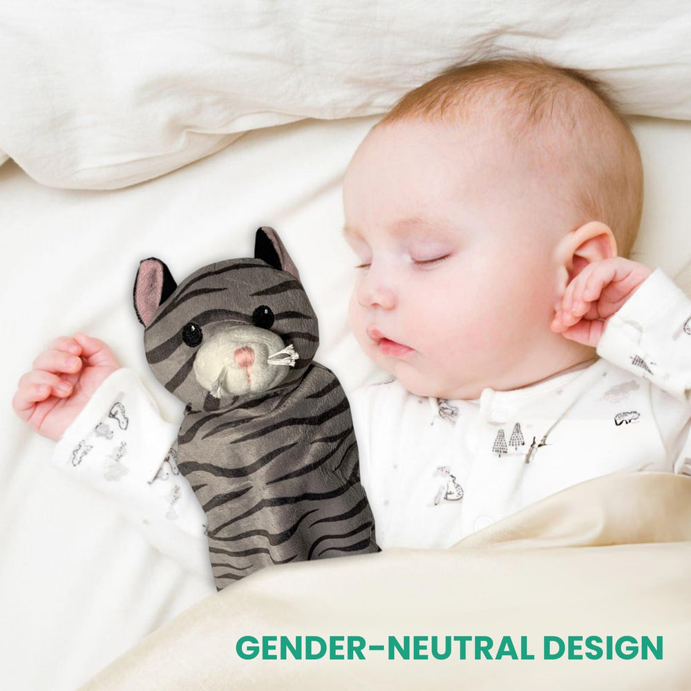 Pepe n Tito Kitty Cat Plush Lovey gift-ready packaging boosts baby shower gifting.