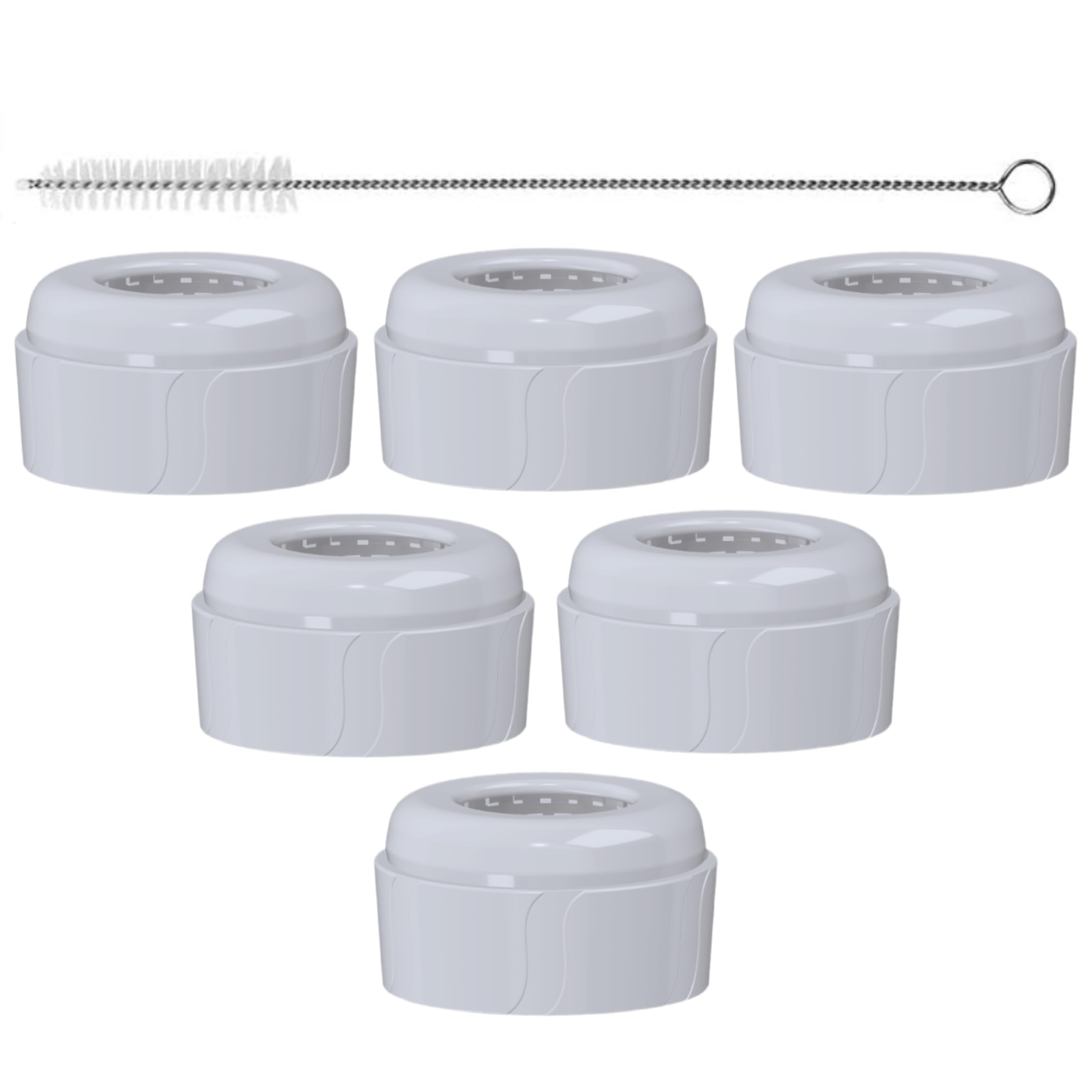 Pequeño nipple-ring collars for Dr. Brown's Narrow 4oz bottles ensuring secure feeding.