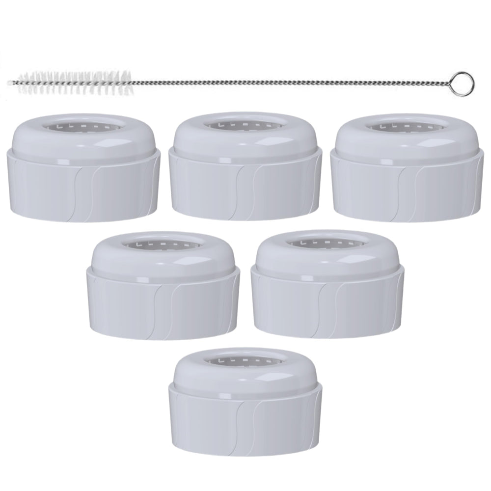 Pequeño nipple-ring collars for Dr. Brown's Narrow 4oz bottles ensuring secure feeding.