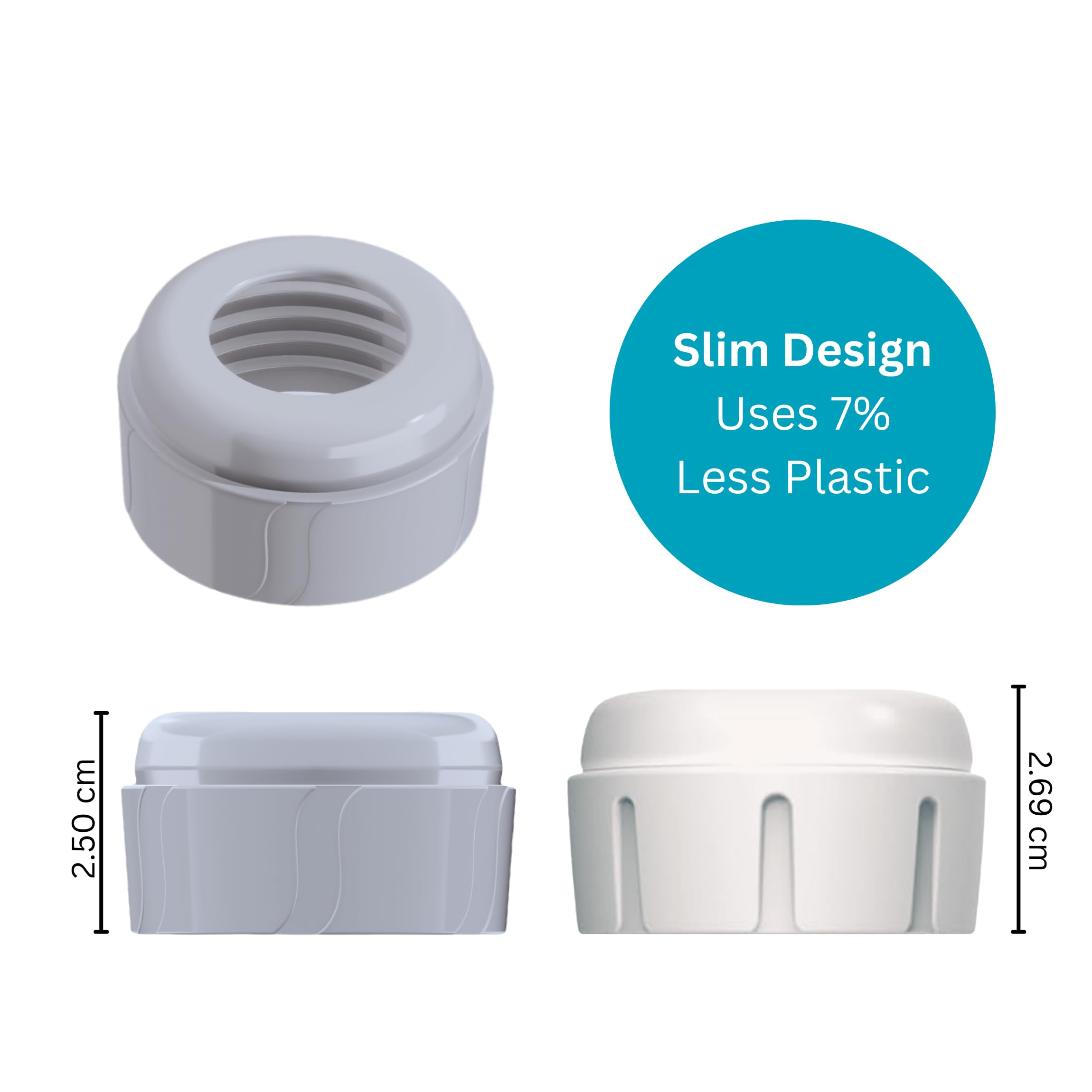 Pequeño pack eight collars offers ready-to-use replacements.