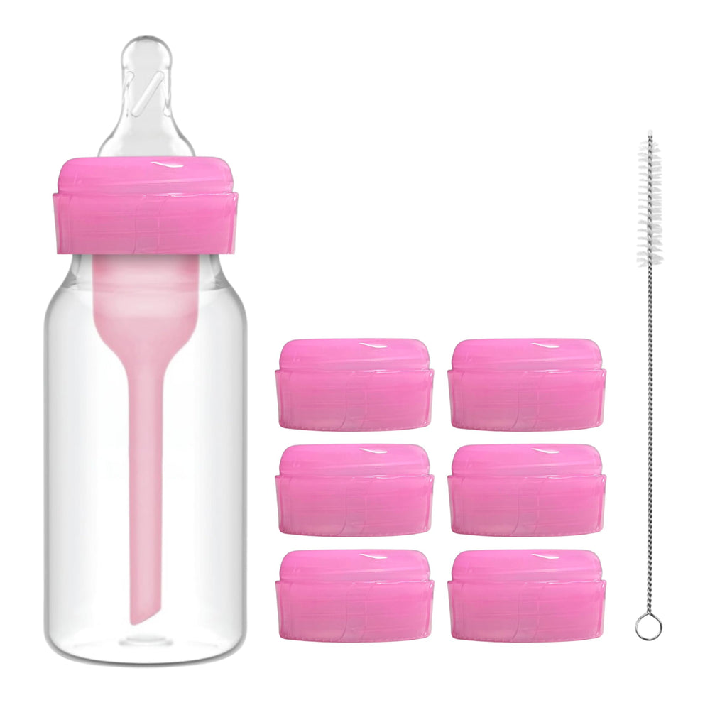 Pequeño six-pack nipple collars fit Dr. Brown's Narrow Bottles for reliable seals.