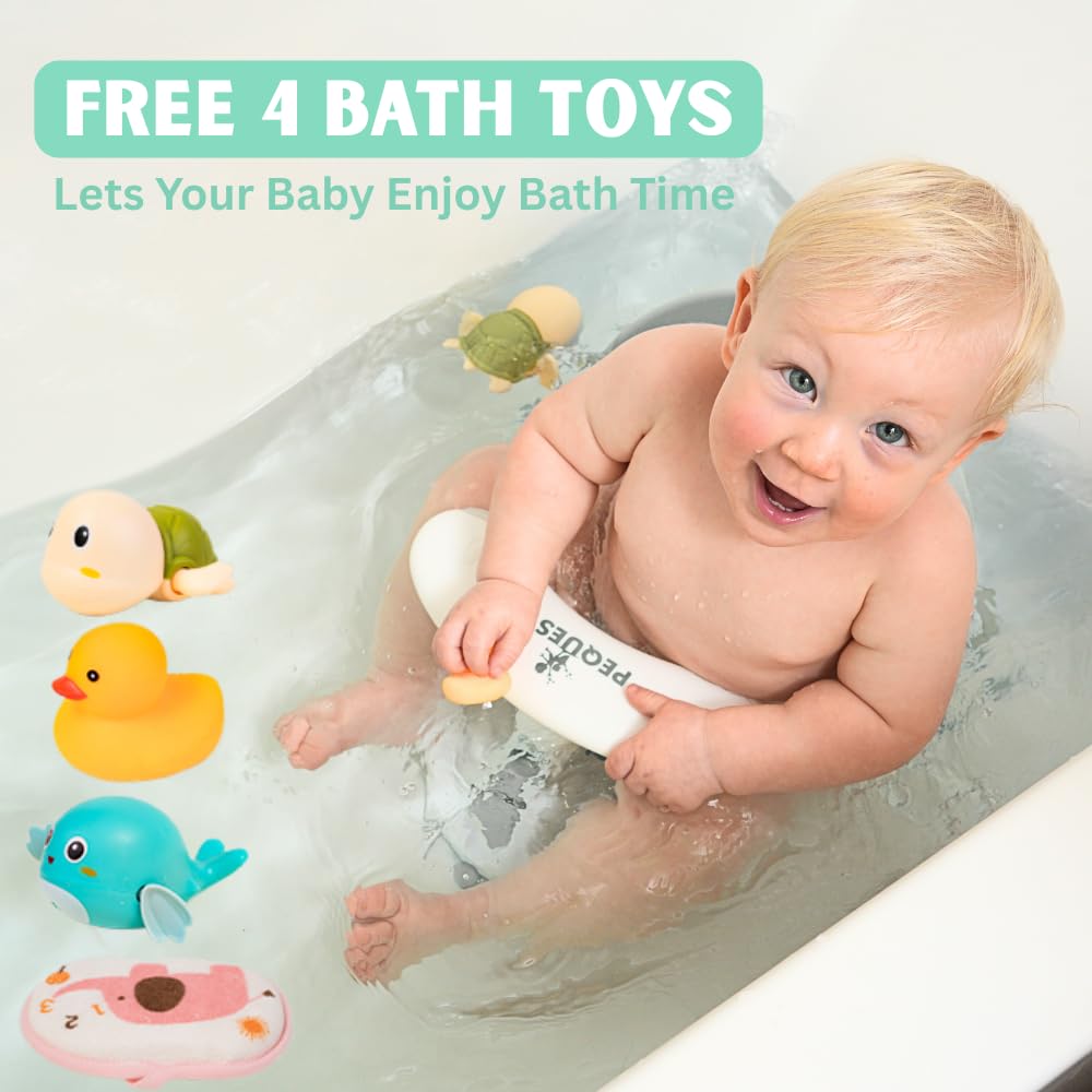 PEQUES Bath Seat detachable armrest simplifies lifting and handling.