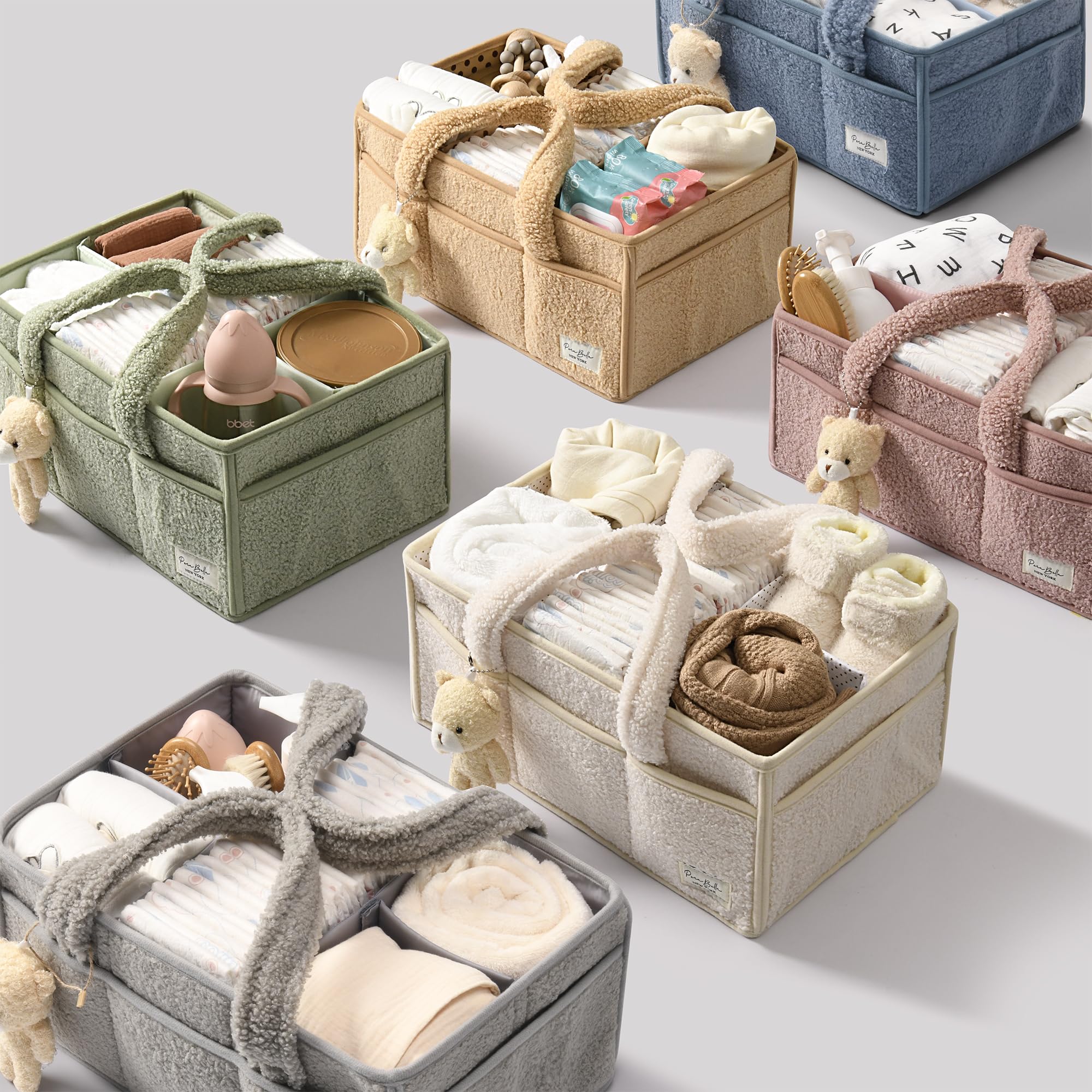 PeraBella car caddy organizer keeps baby essentials within reach on trips.