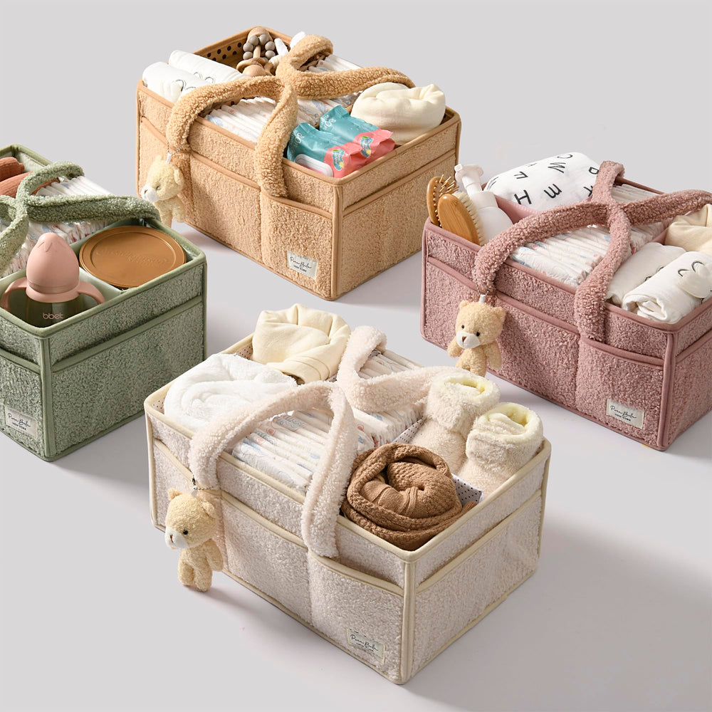 PeraBella removable-dividers offer flexible storage for varying baby supplies.