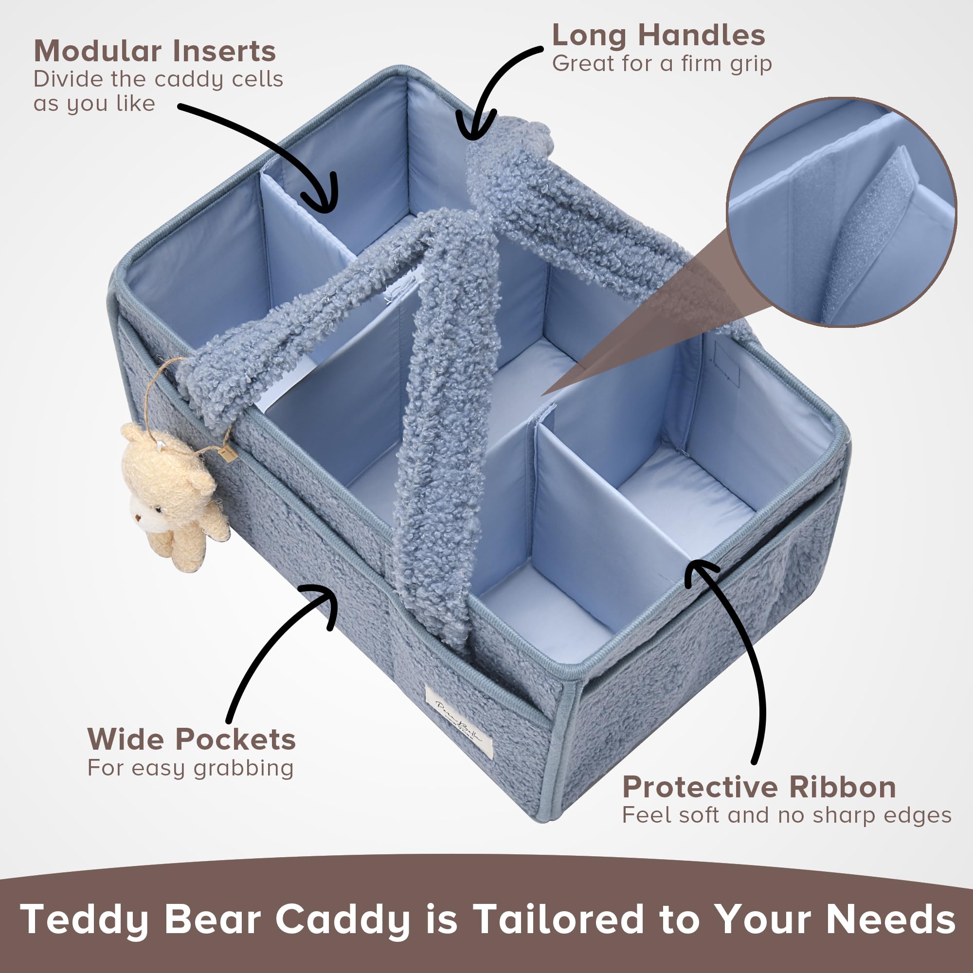 PeraBella teddy bear charm adds gift-ready decorative touch.