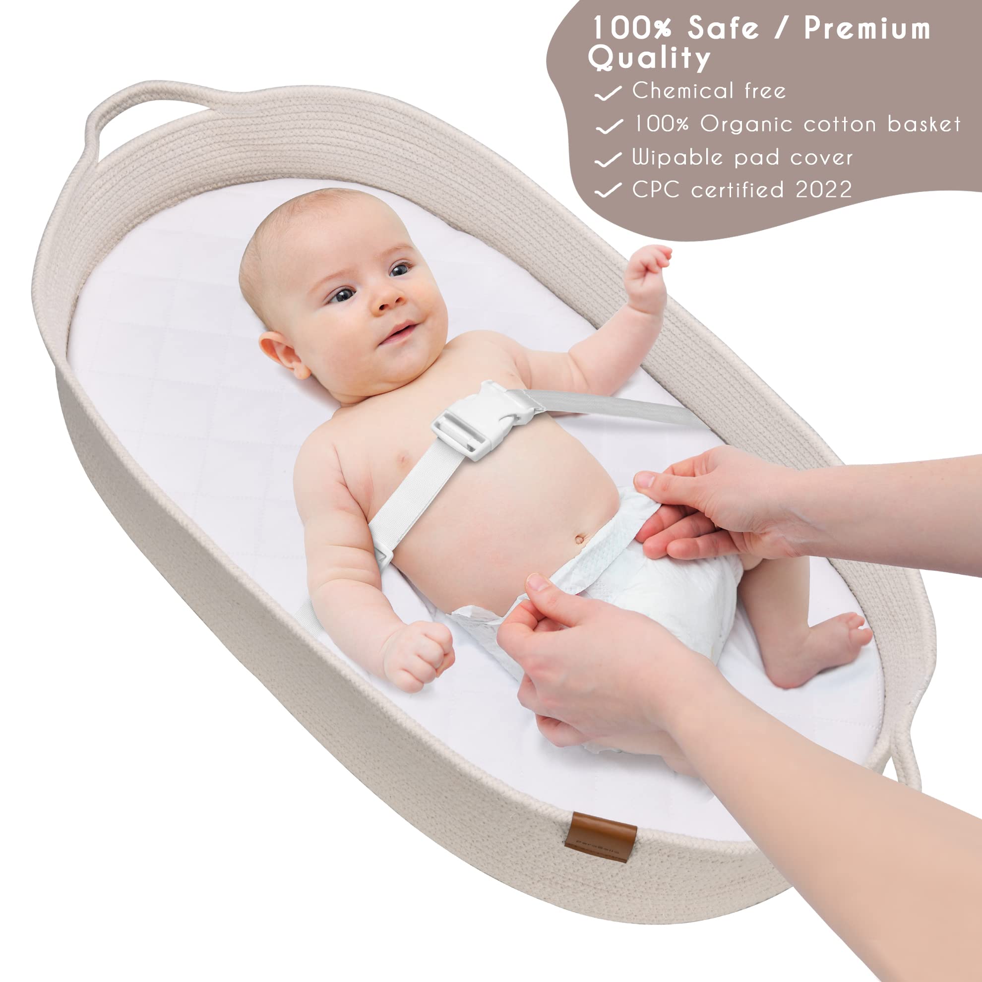 PeraBella unisex nursery design complements any dresser or room decor.