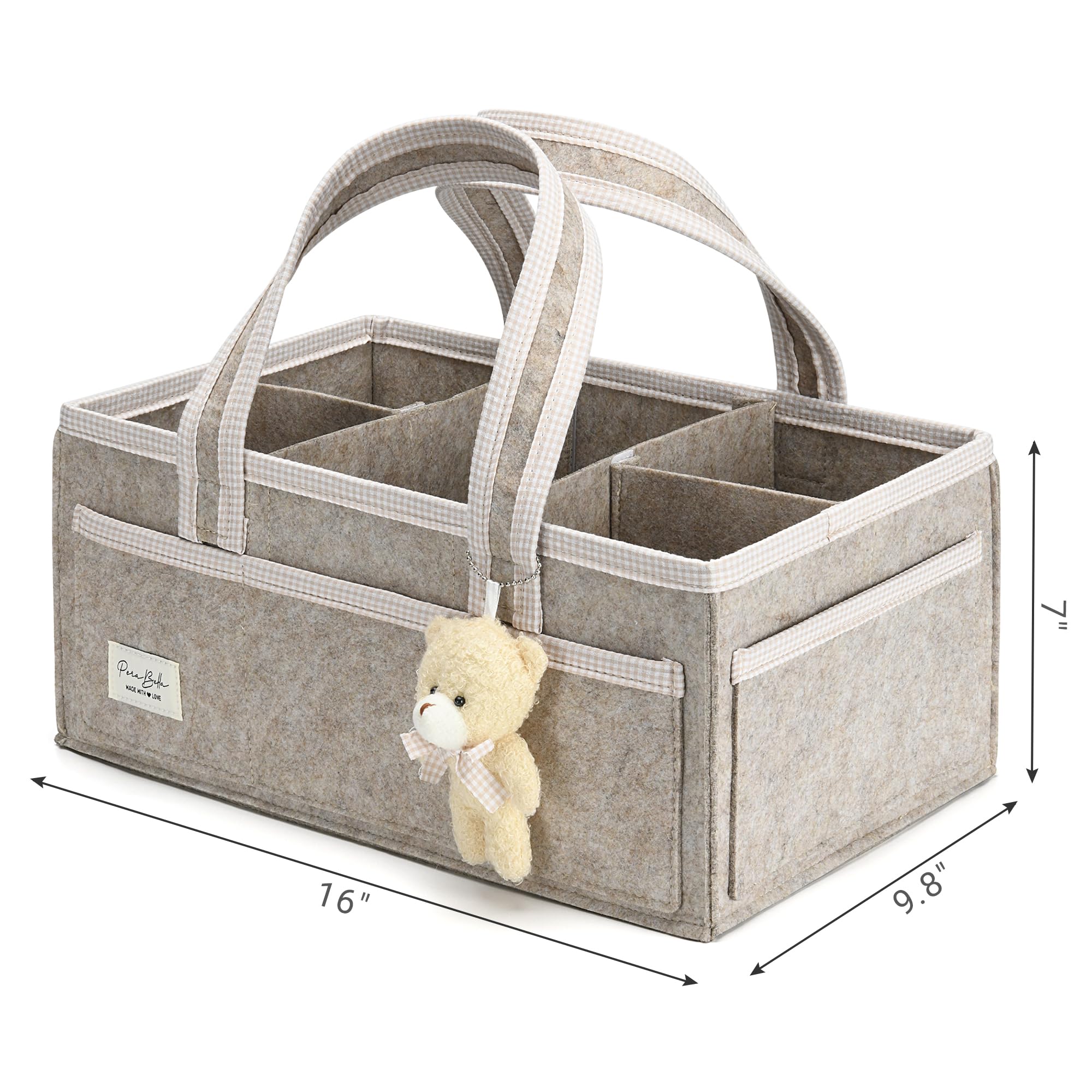 PeraBella XL carries a bonus teddy bear charm for a playful nursery touch.