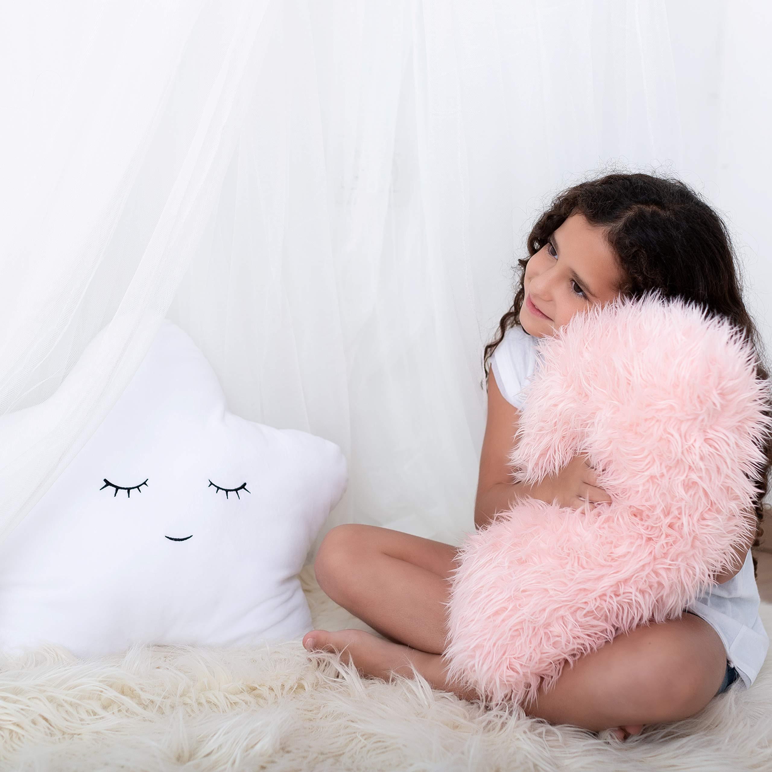 Perfectto Design fluffy pillow for sleep support provides cloud-soft comfort during naptime.
