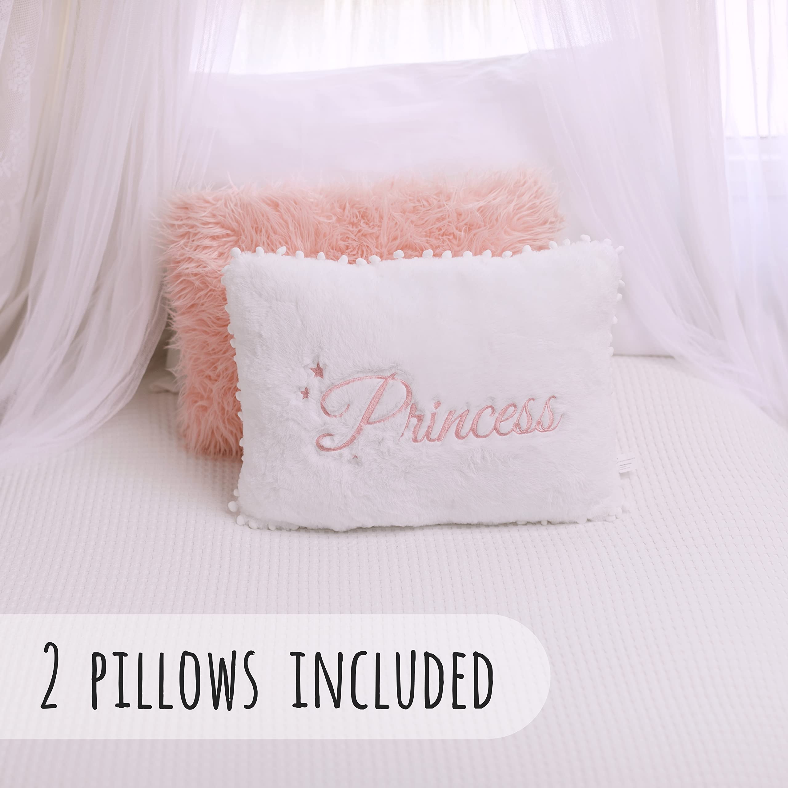 Perfectto Design pink furry pillow shows cozy texture ideal for cuddle time.