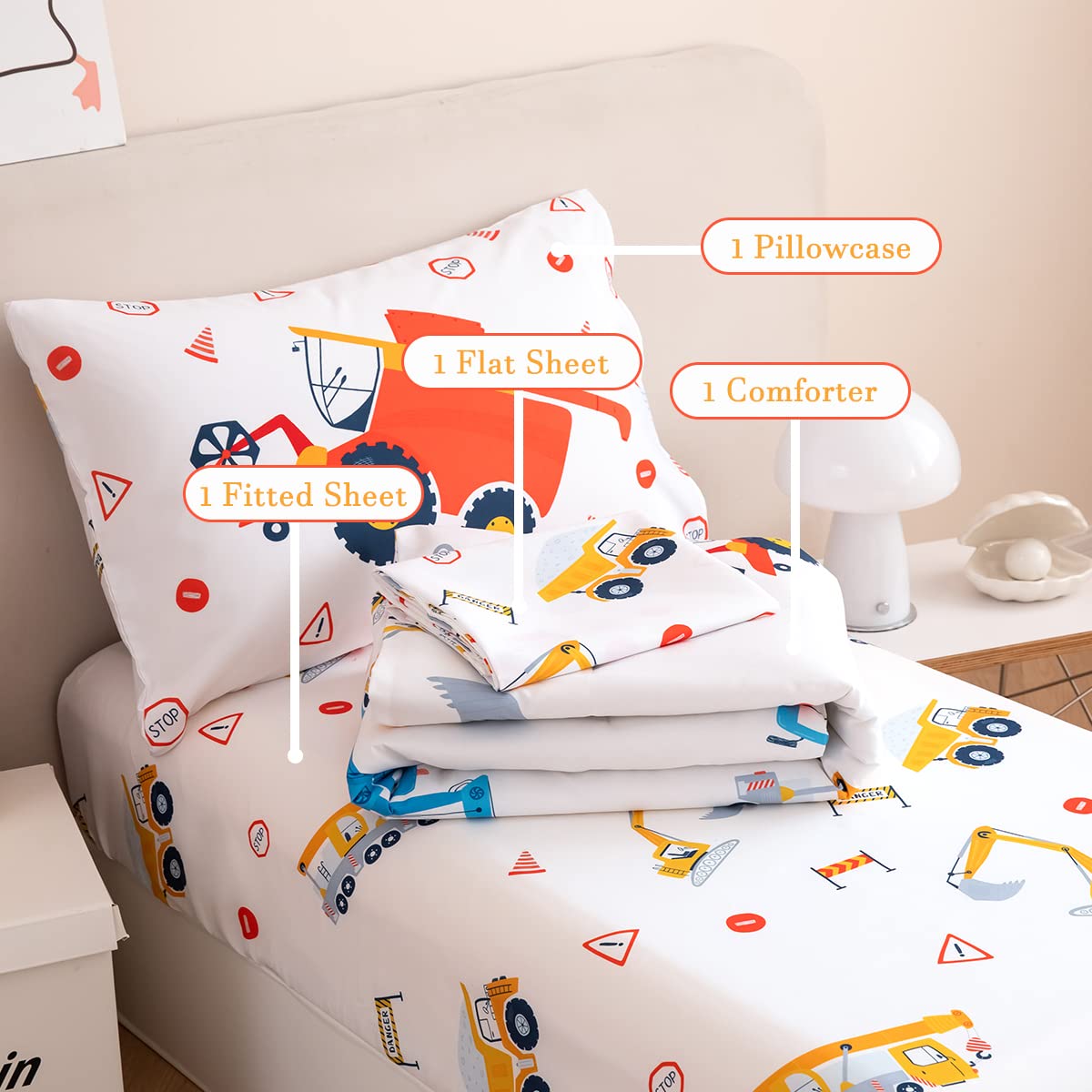 PERFMET machine washable kid bedding simplifies busy-family cleanup