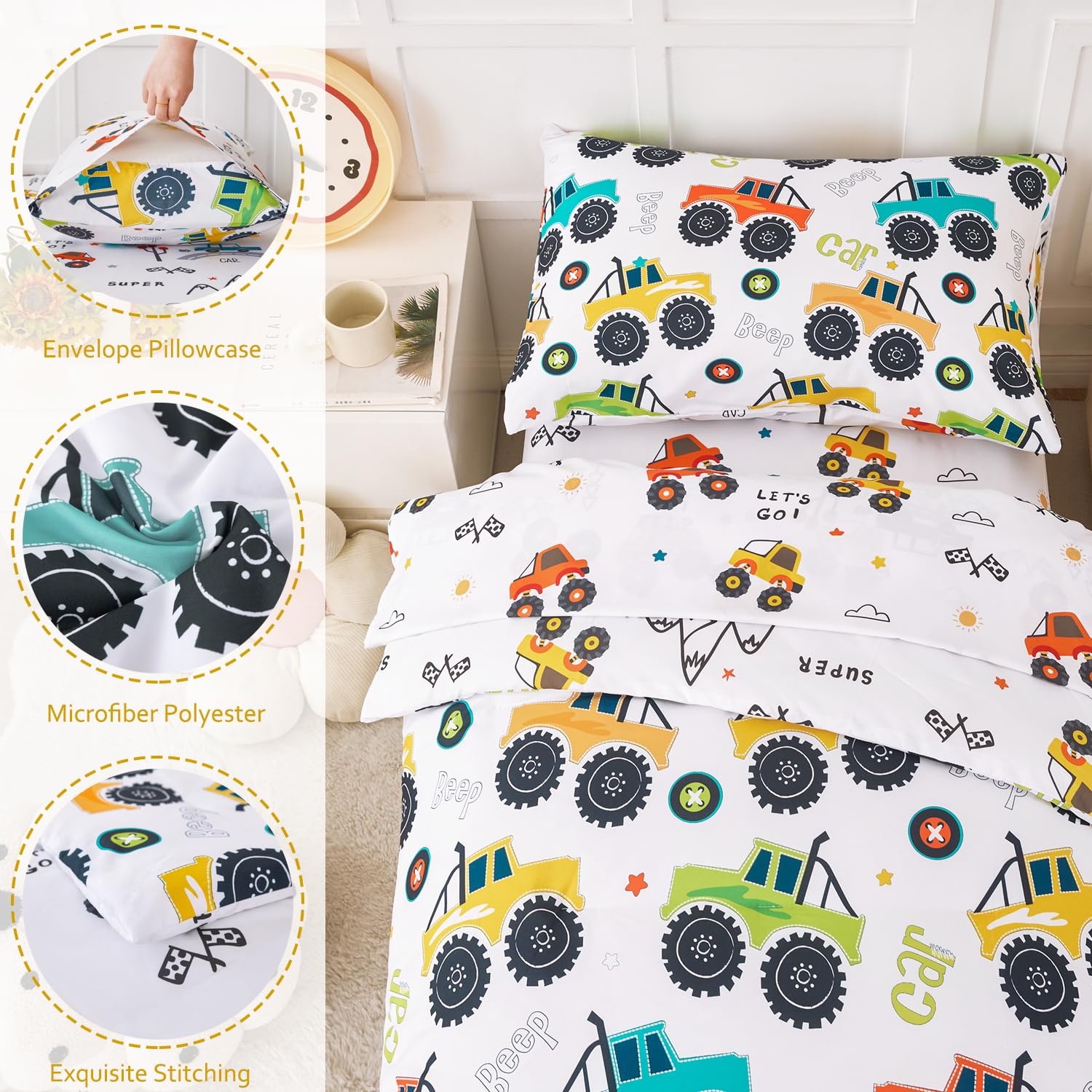 PERFEMET comforter close-up shows soft microfiber with silk-like filling