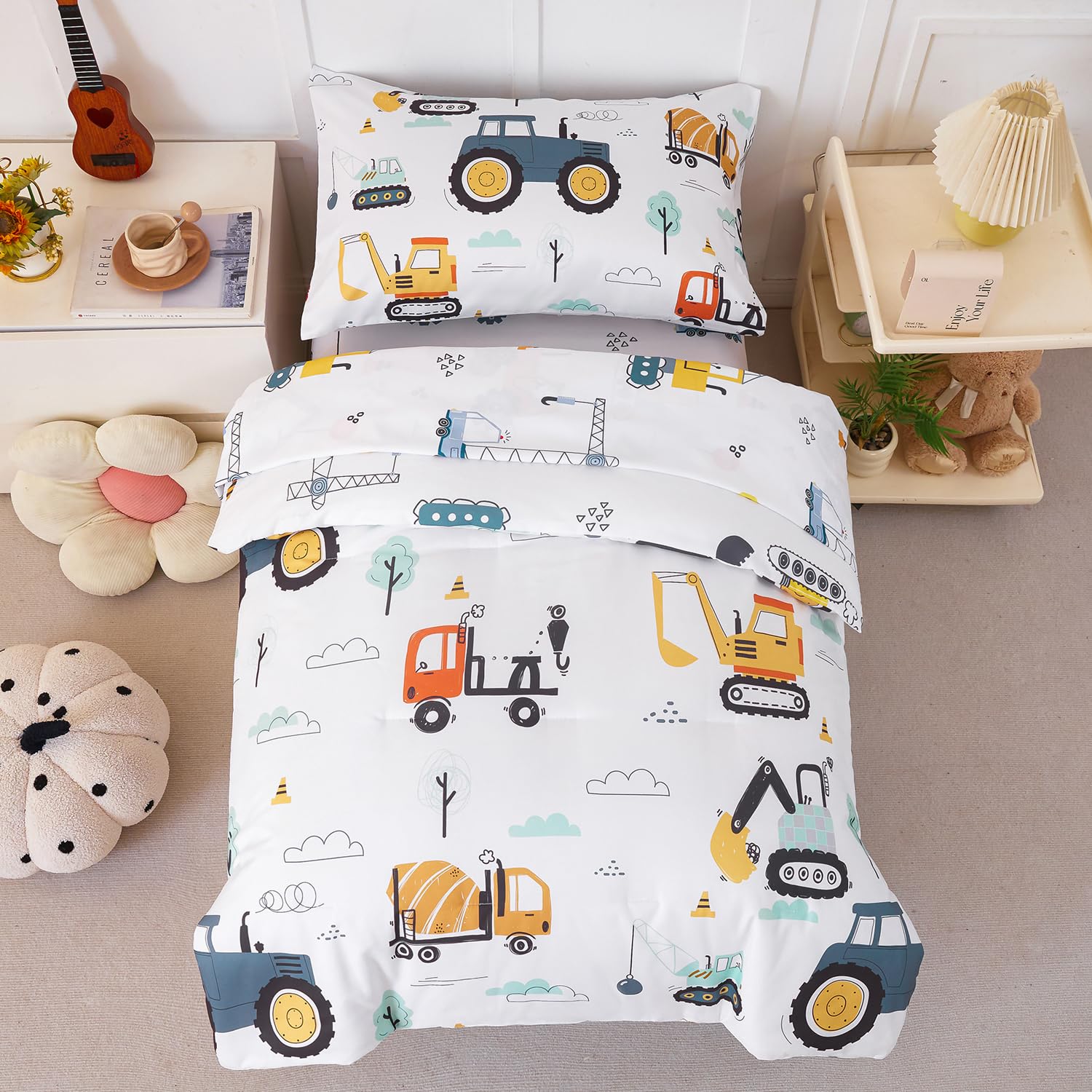 PERFEMET toddler-fitted-sheet 28x52 with secure elastic fit for snug sleep