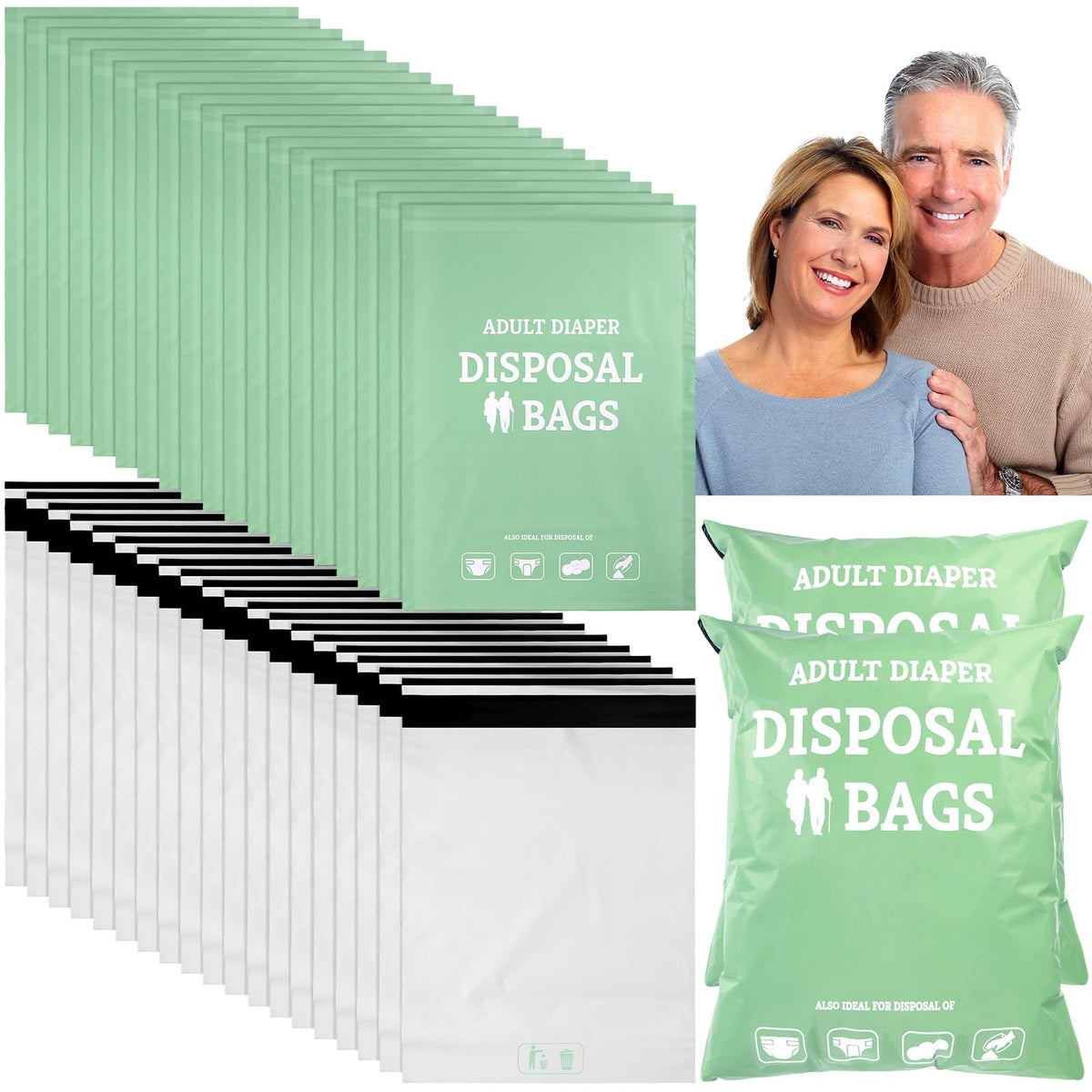 PerKoop diaper bags in box packaging offer easy storage and quick access.
