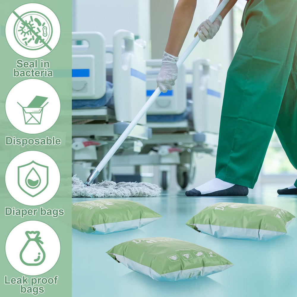 PerKoop bags show on-the-go use for convenient waste disposal.