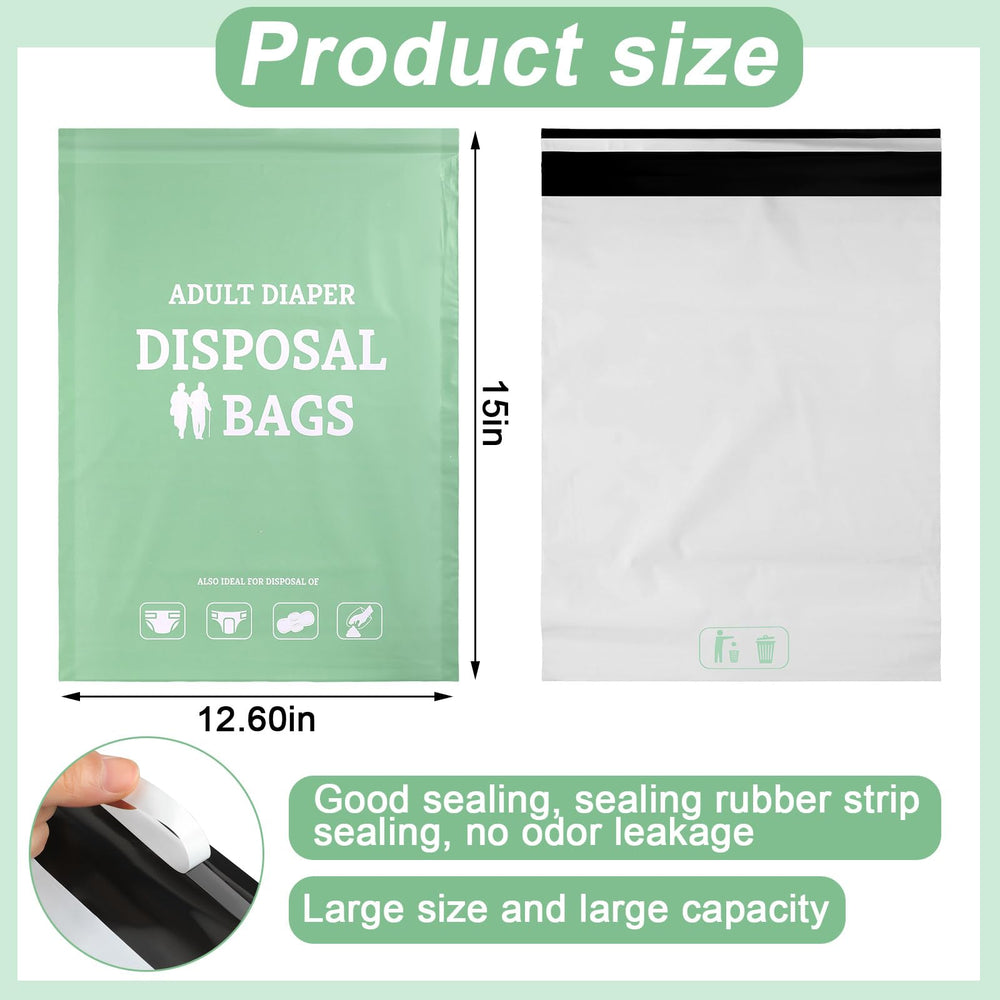 PerKoop diaper bags with opaque design preserve privacy during disposal.