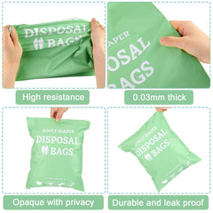 PerKoop thick PE material resists tears for heavy waste disposal.