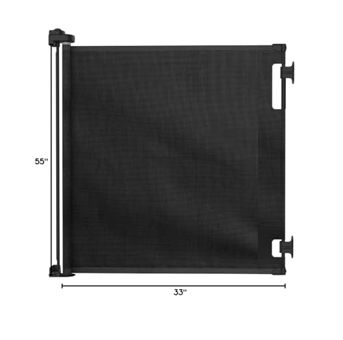 Perma Child Safety black finish gate blends with home decor.