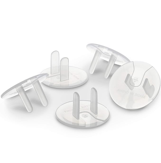 Permaplug clear outlet covers demonstrate discreet safety blending with home decor