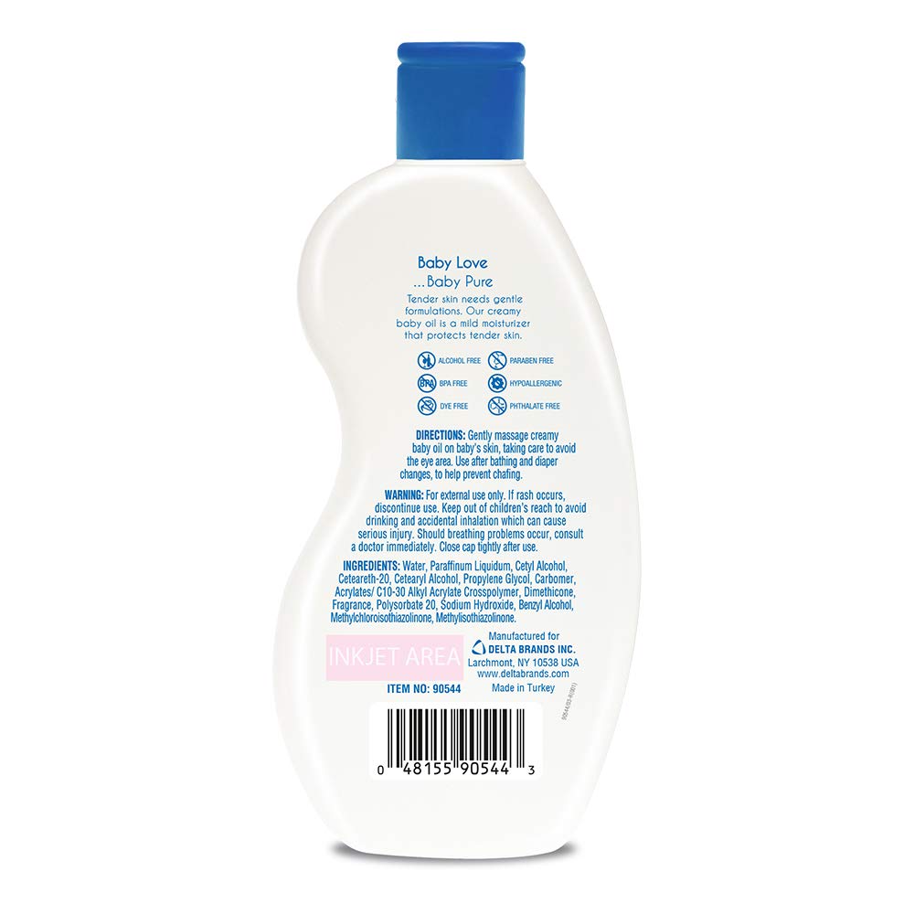 Personal Care Soft & Soothing Baby Oil for baby massage and bedtime routine.