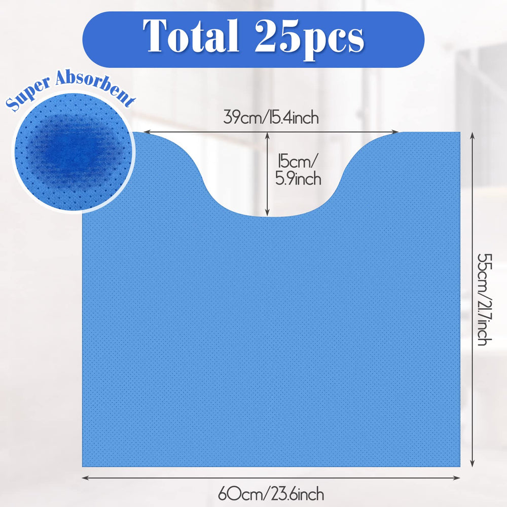 Peryiter 25-pack disposable mats offer quick absorbency for spills and messes.