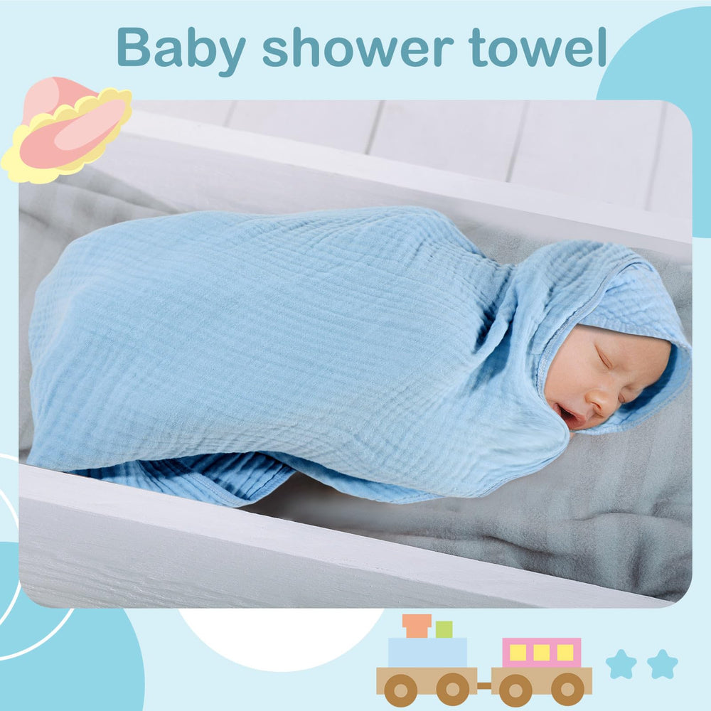 Peryiter baby towel care machine-washable, durable edges resist deformation
