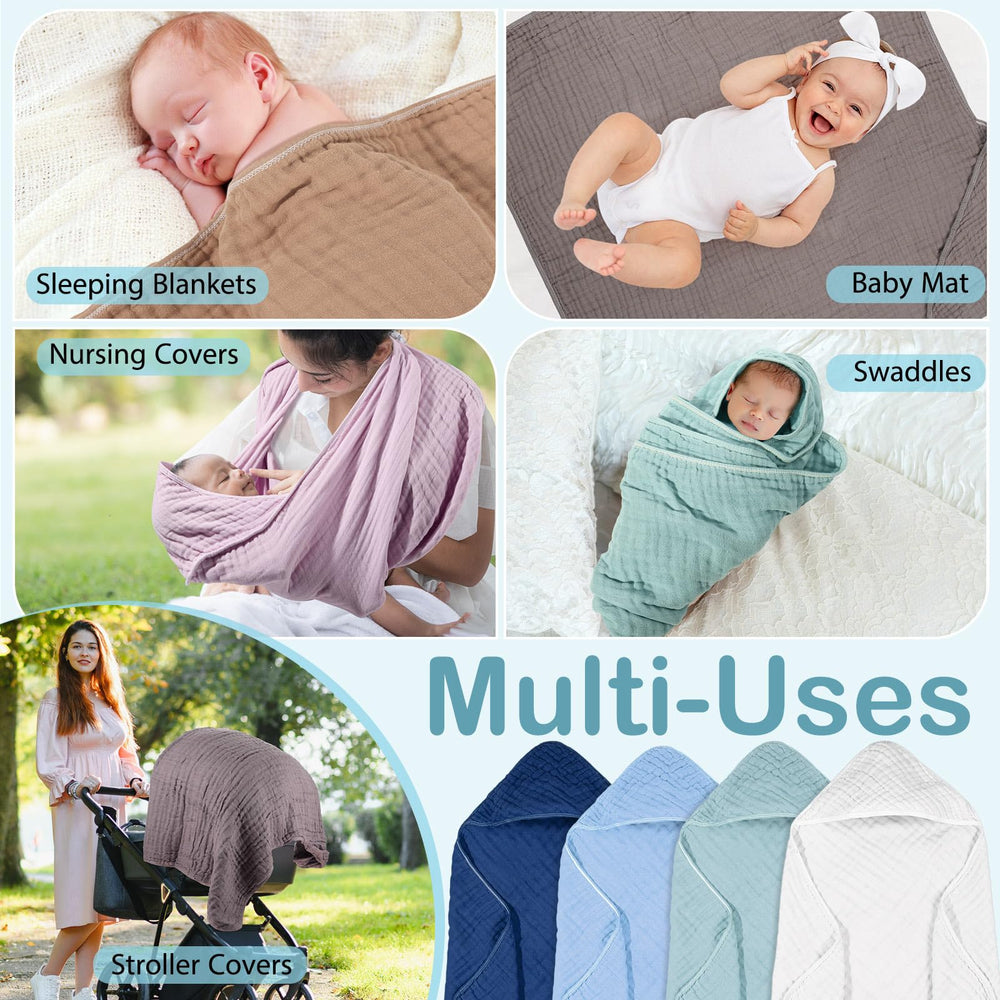 Peryiter blue-series machine-washable towel with durable edges.