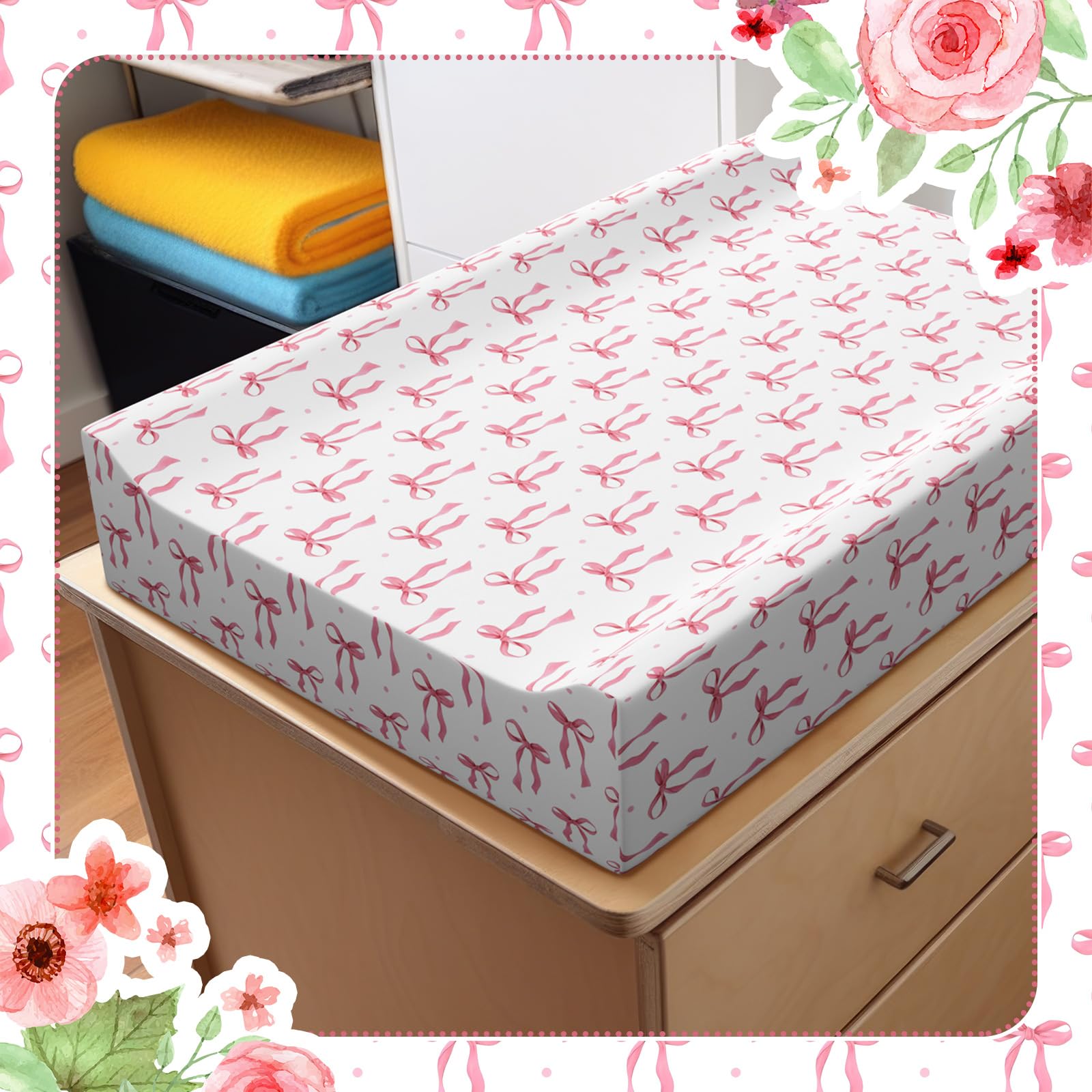 Peryiter changing pad cover easy-clean machine wash for busy caregivers