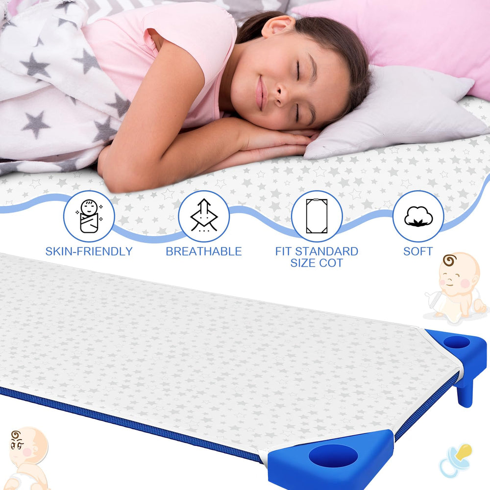 Peryiter cot sheets are machine washable for easy care and quick drying