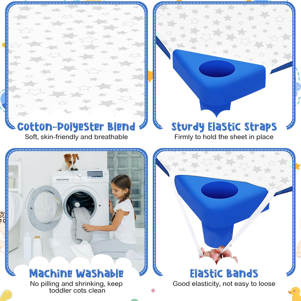 Peryiter bed sheets in polycotton blend offering soft, breathable comfort