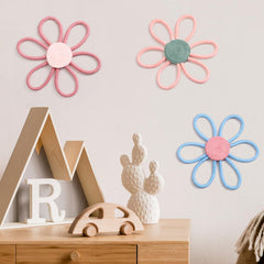 Peryiter cotton rope wall decor daisy emphasizes natural, safe materials