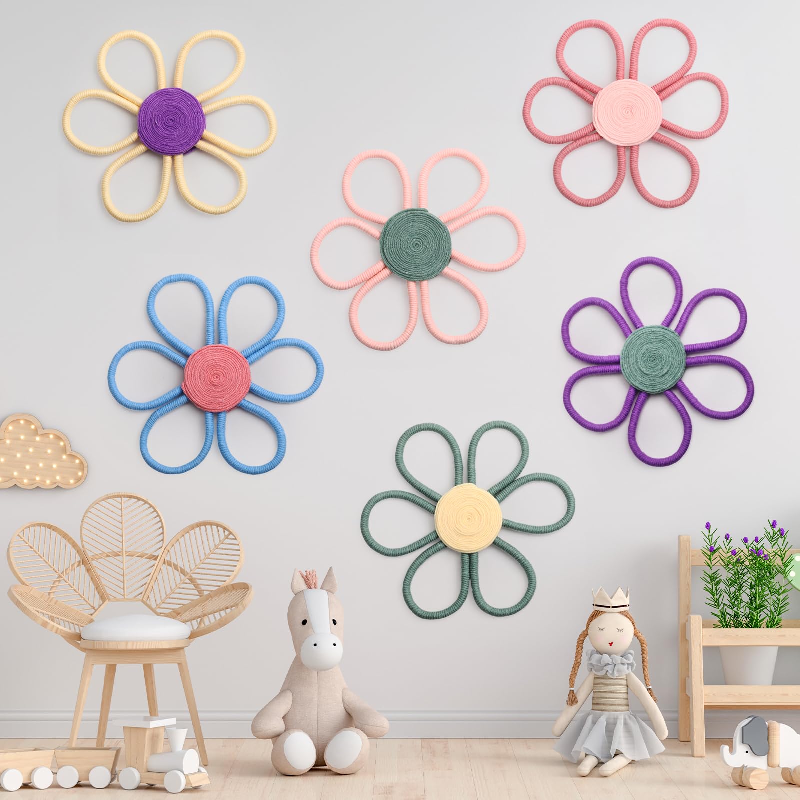 Peryiter dorm decor daisy pieces create charming focal points in a room