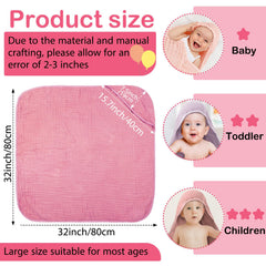 Peryiter hooded baby towel wrapped on a baby after bath for quick dry
