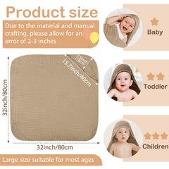 Peryiter hooded towel stitch detail highlights sturdy brim for durable bath time use