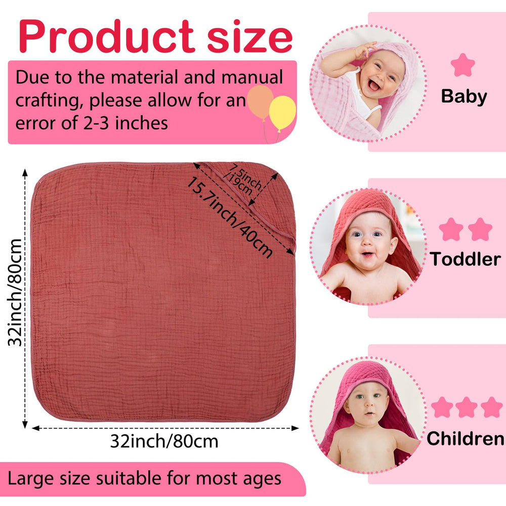 Peryiter hooded towel wrapped around baby providing cozy post-bath warmth