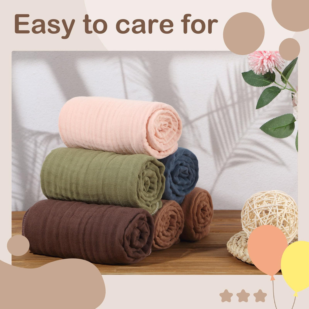 Peryiter muslin towel used as a multiuse blanket or swaddle.