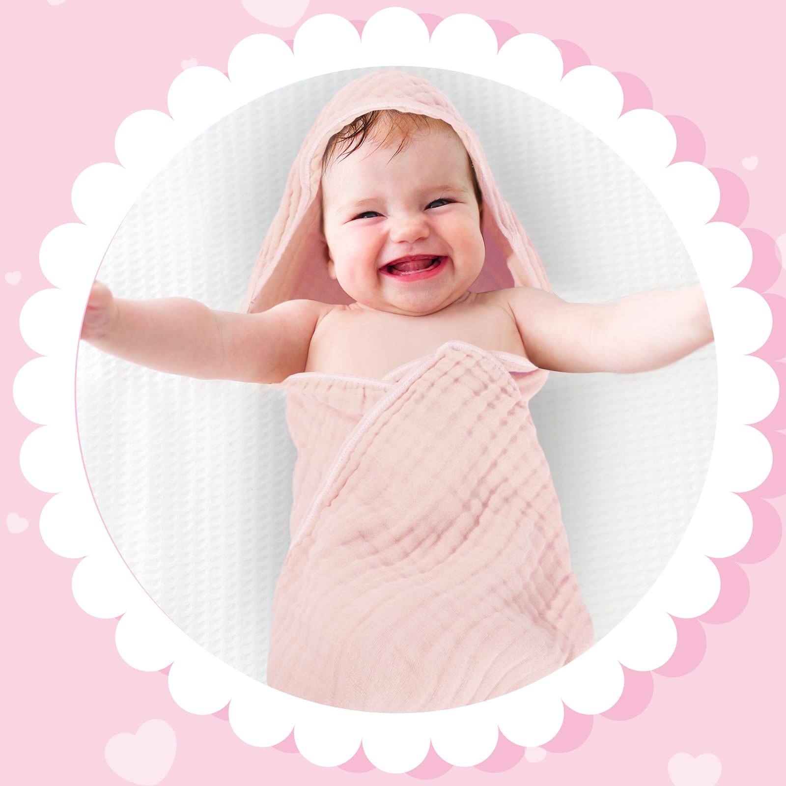 Peryiter unisex gift-ready towels set suitable for registry or shower