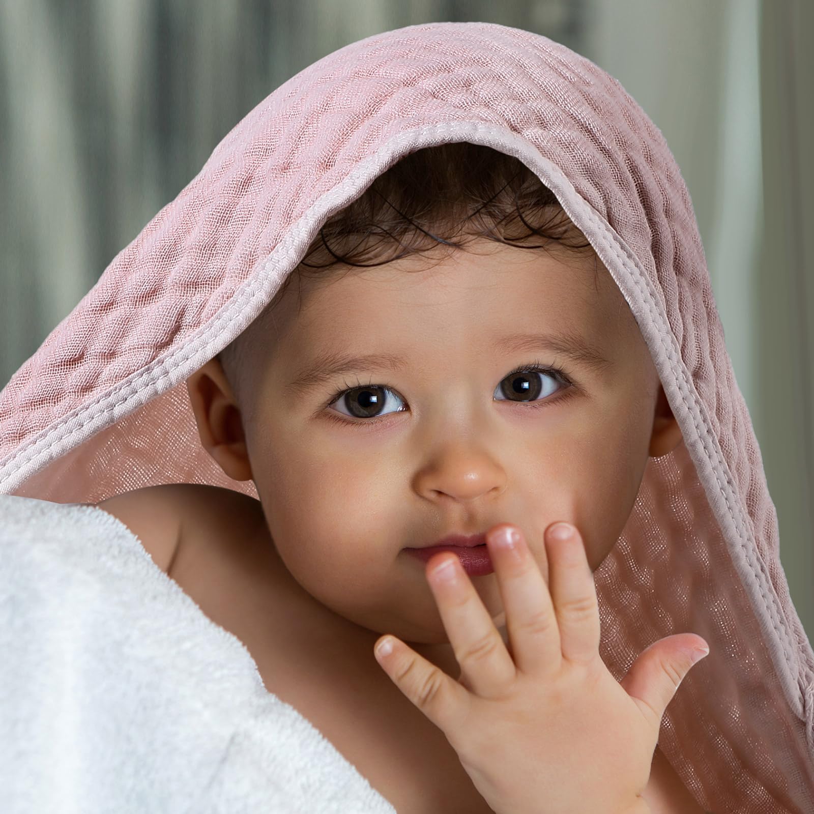 Peryiter unisex gift-ready towel set for baby registries