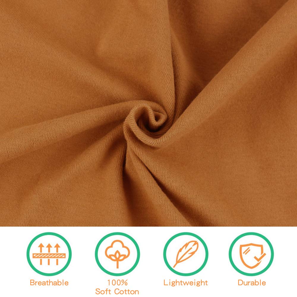 PESAAT coffee swaddle blanket shows breathable warmth and easy layering.
