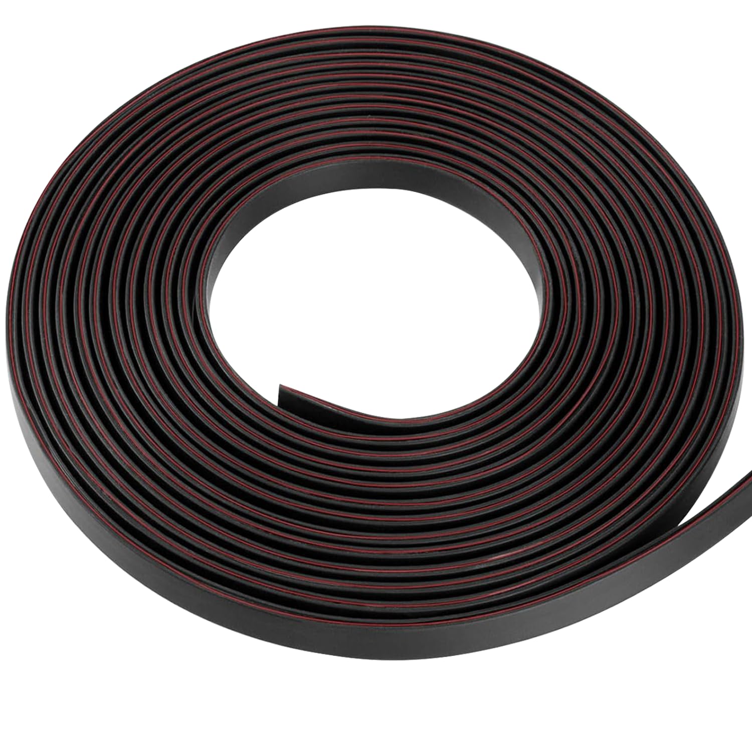 Pettyelf edge trim with peel-and-stick installation simplifies setup.