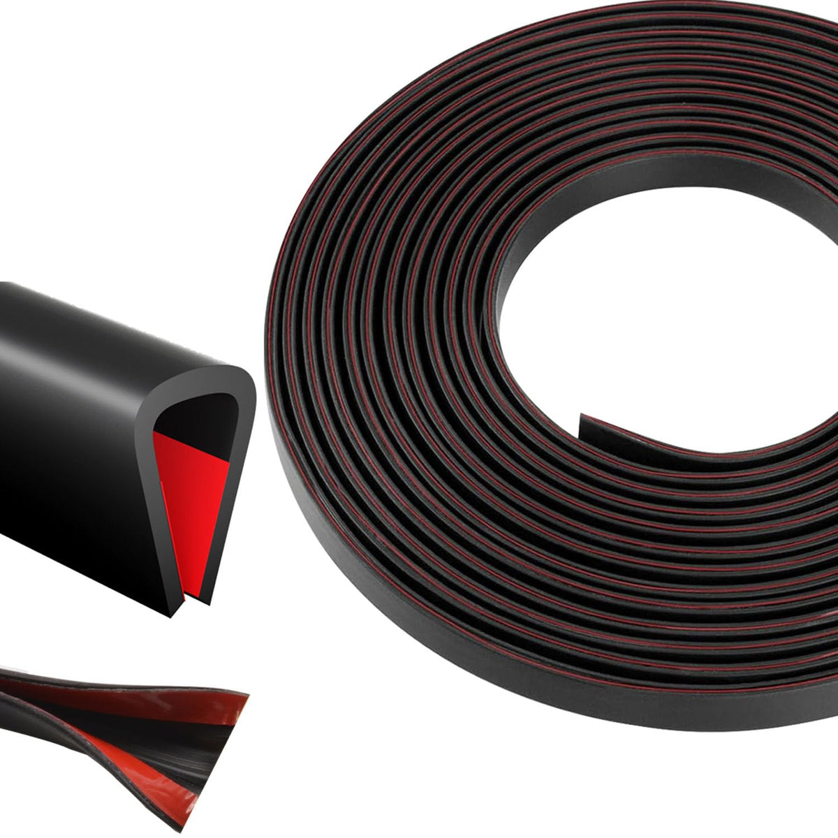 Pettyelf silicone edge trim demonstrates durable material protecting metal edges.