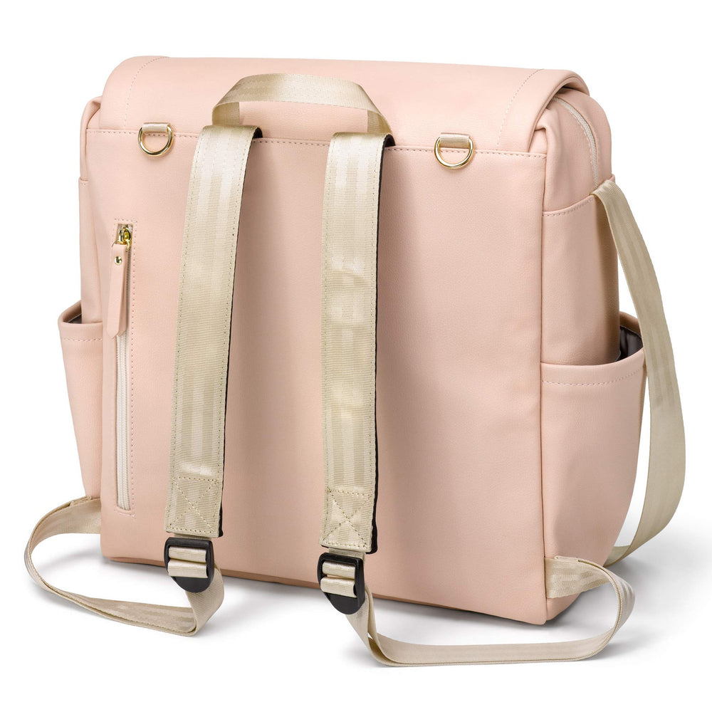 Petunia Pickle Bottom Boxy Backpack pink zip-out changing station detail